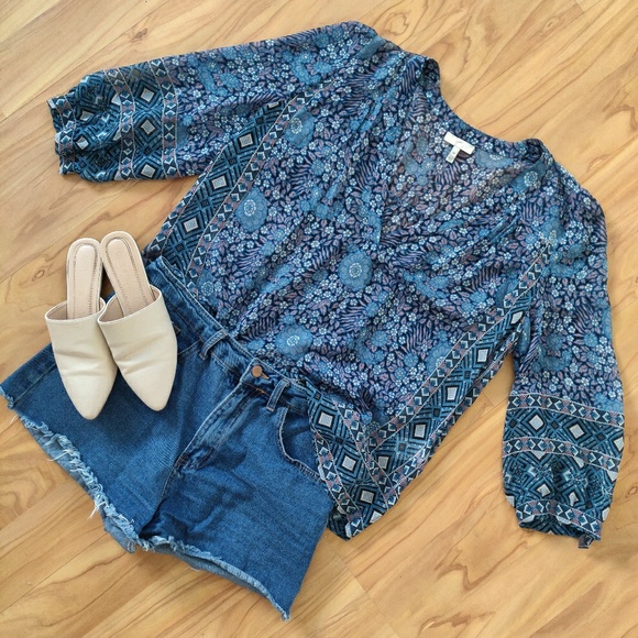 Joie Tops - Joie | Frazier Print Silk Blouse